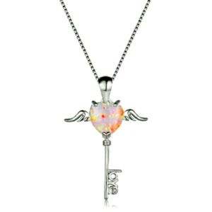 🤍Silver Opal🤍Heart🤍Love Is🗝Key🤍